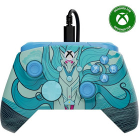 Manette de jeu filaire Rematch Advanced Blue Kitsune pour Xbox et PC
