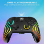 Manette sans fil Afterglow Wave pour Nintendo Switch 2 - RGB Noir