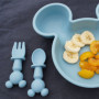 Set de 2 Couverts en Silicone Mickey pour Bébé