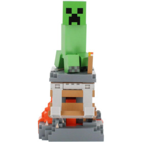 Figurine Creeper Minecraft - Support Écouteurs et Smartphone - EXQUISITE GAMING - 20 cm