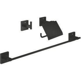 Set d'accessoires de salle de bain 3 en 1 - GROHE - Noir mat