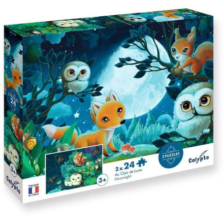 Puzzles Au Clair de Lune - 24 pièces pour enfants dès 3 ans
