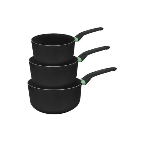 Set de 3 casseroles antiadhésives en céramique Fackelmann - 16, 18 et 20 cm