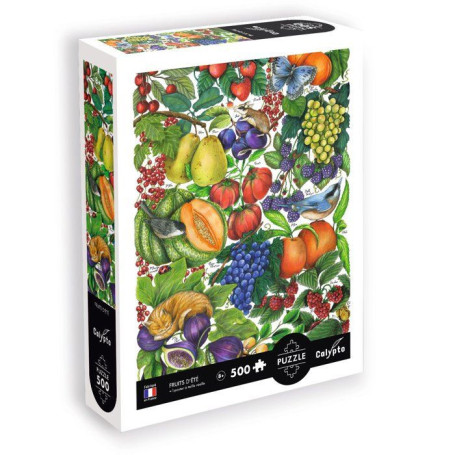 Puzzle Calypto 500 pièces - Fruits d'été - Toucher soyeux