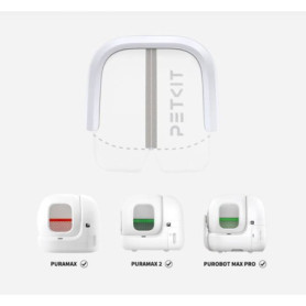 Rideau Magnétique Blanc pour Litière Automatique PETKIT