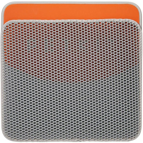Tapis Extérieur Anti-Dérapant pour Litière PETKIT - Gris et Orange