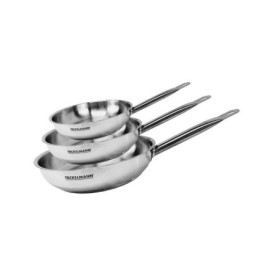 Set de 3 poêles en inox Fackelmann Eterna - 20, 24 et 28 cm