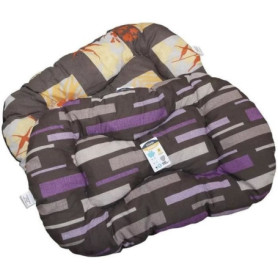 Coussin Oval Douillet pour Chien - AIME - 50 cm - Gris