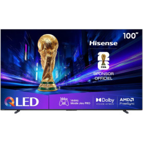 Téléviseur QLED Hisense 100E7Q Pro 100" 4K UHD - Expérience Cinéma à Domicile