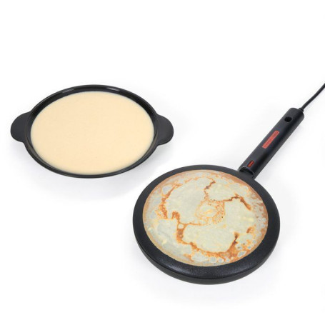 Crêpière Électrique Livoo x Marmiton - 600 W - Ø 20 cm - Noir