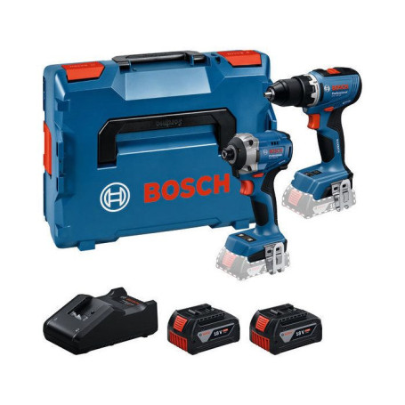 Kit Combo Bosch Professional 18V avec Perceuse et Visseuse à Chocs