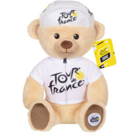 Peluche Ours Meilleur Jeune du Tour de France - GIPSY TOYS - 24 cm