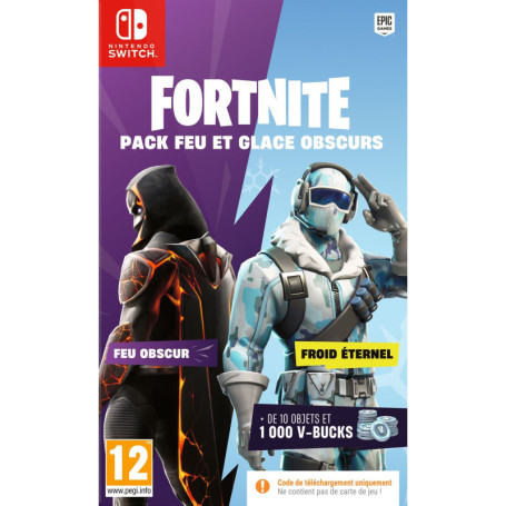 Pack Feu & Glace Obscurs pour Fortnite - Jeu Nintendo Switch