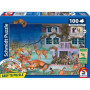 Puzzle Visite Nocturne des Animaux - 100 Pièces - Schmidt Spiele