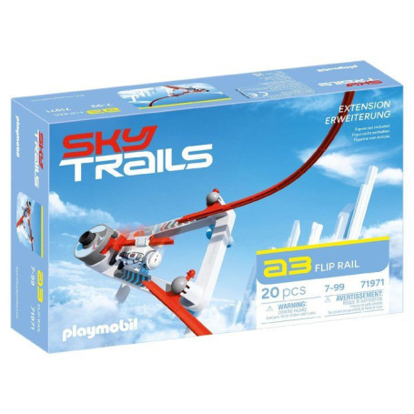 Circuit Aérien Sky Trails: Flip Rail - Set d'Action 20 Pièces
