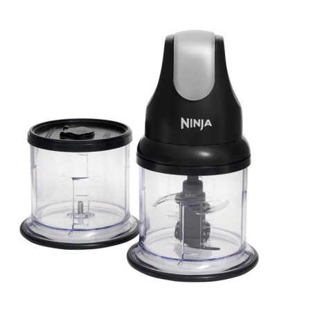 Hachoir Électrique Ninja Express Chop - Mini Hachoir 200W avec 2 Bols