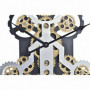 Horloge Murale DKD Home Decor Verre Argenté Doré Fer (50 x 8 x 50 cm) 239,99 €