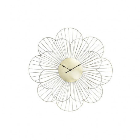 Horloge Murale DKD Home Decor Fleur Doré Métal (57 x 4 x 57 cm) 66,99 €