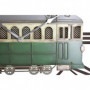 Horloge Murale DKD Home Decor Métal Vert Jaune Vintage Train (49,5 x 3,5 x 48 cm 109,99 €
