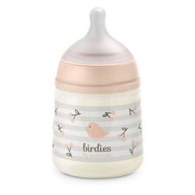Biberon Suavinex Birdies 150 ml avec Tétine SX Pro S - Rose