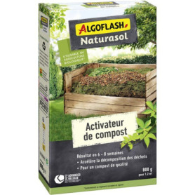 Activateur de Compost ALGOFLASH NATURASOL - 800 g pour un Jardin Épanoui
