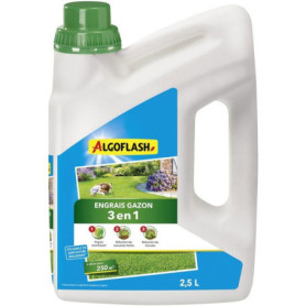 Engrais Gazon Liquide 3 en 1 - ALGOFLASH 2,5 L