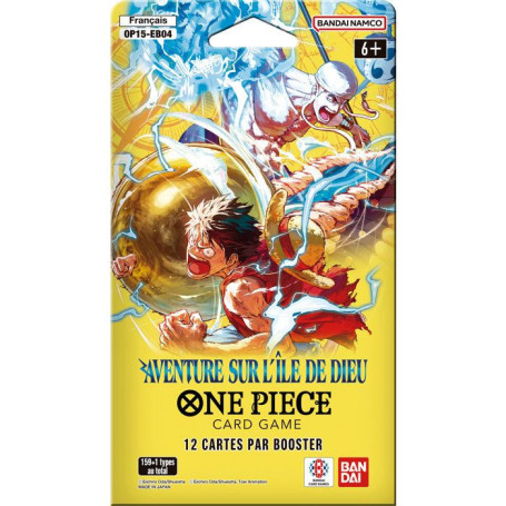 Booster de Cartes One Piece OP15 : Aventure Sur l'Île de Dieu