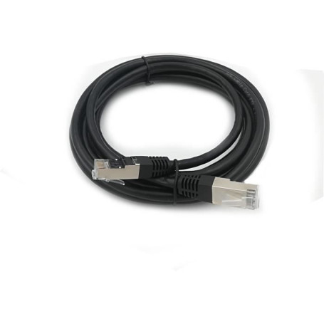 Câble RJ45 Blindé Cat.6 - 3m - Noir - LINEAIRE