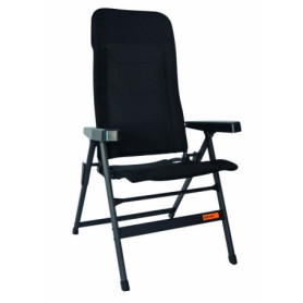 Fauteuil de Camping Major Noir Confortable et Réglable