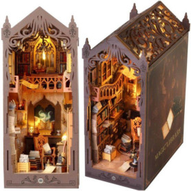 Book Nook - Kit DIY Maquette 3D Serre Livre Librairie Magique