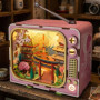Book Nook - Kit DIY Maquette 3D Serre Livre TV Fuji