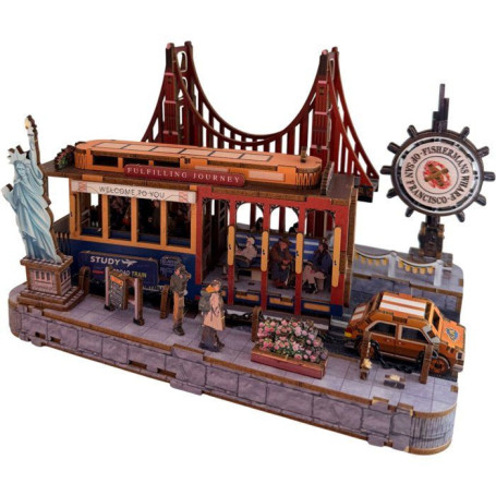 Book Nook - Kit DIY Maquette 3D Rue de New York