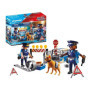 Barrage de Police PLAYMOBIL avec Chien et Accessoires
