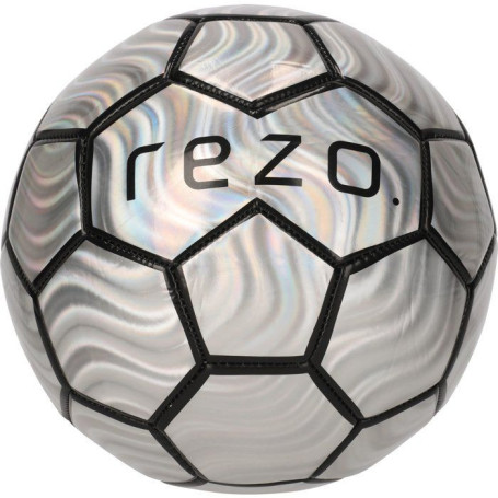 Ballon de Football Lazer Metallic Taille 5 - Gris Brillant