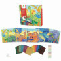Coffret Stick'N Fun Dinosaures - Jeu de Mosaïque SYCOMORE pour Enfants