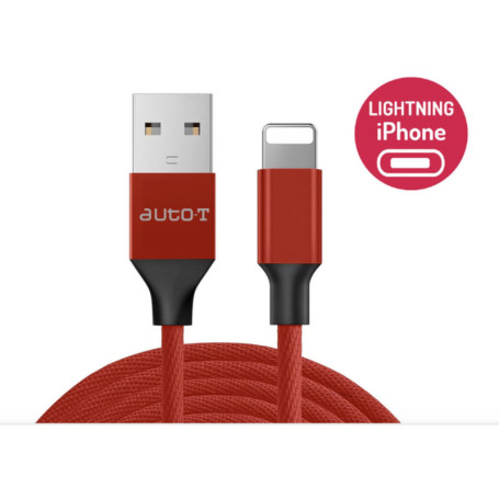 Câble de Chargement USB 2.0 Lightning - AUTO-T 1m