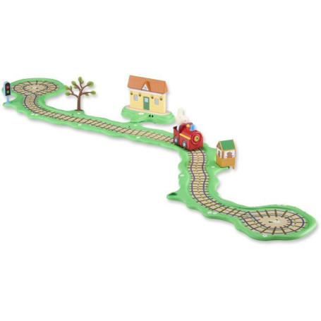 Coffret Train Peppa Pig - Circuit Miniature Amusant par BANDAI