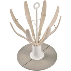Egoutte-biberons pliable Flower - BEABA pour 8 biberons - Argile