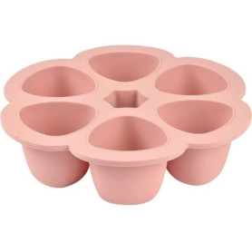 Multiportions en Silicone Premium BEABA - 6x90 ml Rose
