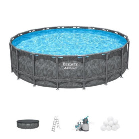Kit Piscine Hors Sol Ronde BESTWAY APX 365 - 549 x 132 cm