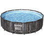 Kit Piscine Hors Sol Ronde BESTWAY Steel Pro Max - 427 x 107 cm avec Pompe et Échelle