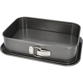 Moule Rectangulaire Amovible BIRKMANN - Acier Carbone Anti-adhésif 34x23,5 cm