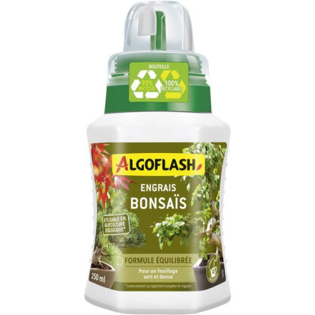 Engrais Bonsai ALGOFLASH 250 ml - Performance Naturelle