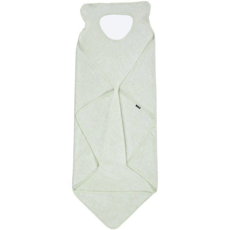 Drap de bain XXL Parent/Bébé CANDIDE - Vert d'eau 100x100 cm