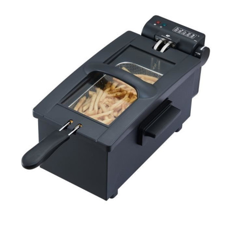 Friteuse Électrique 3L 2000W Noir - CONTINENTAL EDISON