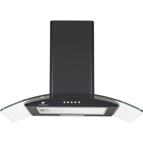 Hotte Décorative 60 cm Continental Edison - Noir et Verre