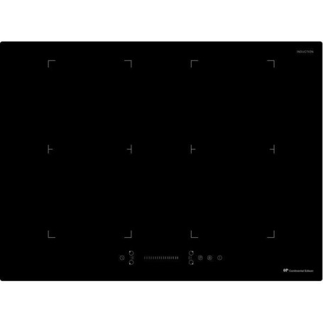 Table de cuisson induction 4 foyers 7200W 70 cm - CONTINENTAL EDISON
