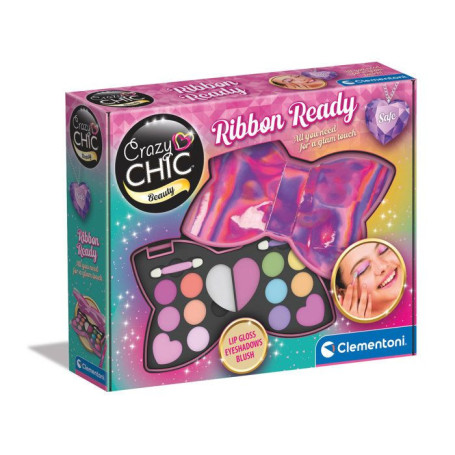 Trousse Noeud-Papillon CLEMENTONI - Palette de Maquillage Enfant