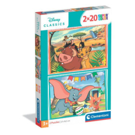 Coffret de Puzzles Disney Classiques - 2 x 30 pièces