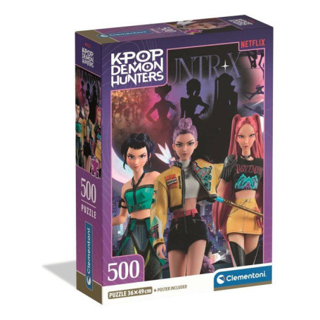 Puzzle K-Pop Demon Hunters 500 Pièces par Clementoni